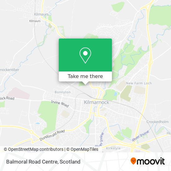 Balmoral Road Centre map