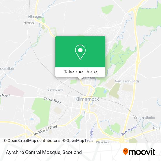 Ayrshire Central Mosque map