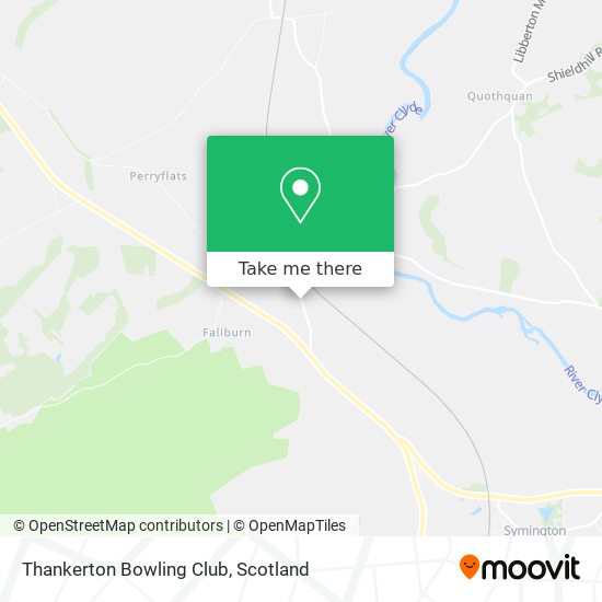 Thankerton Bowling Club map