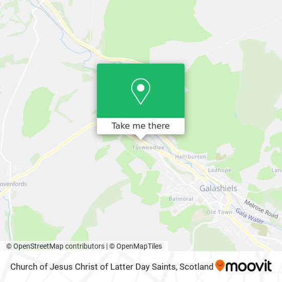 Church of Jesus Christ of Latter Day Saints map