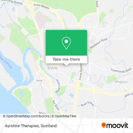 Ayrshire Therapies map