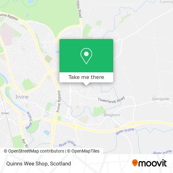 Quinns Wee Shop map