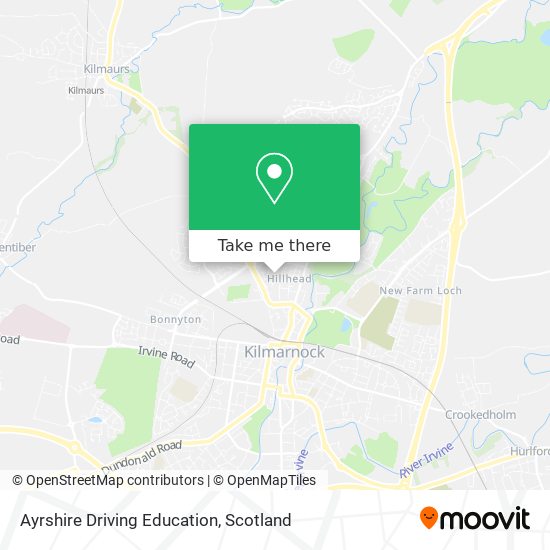 Ayrshire Driving Education map