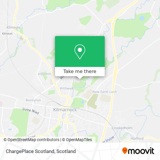 ChargePlace Scotland map