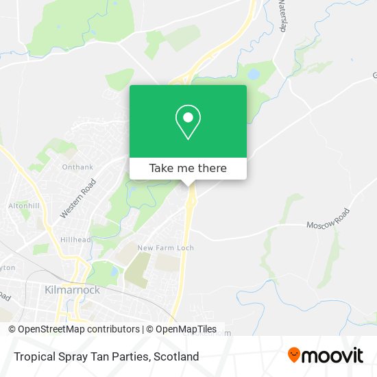 Tropical Spray Tan Parties map