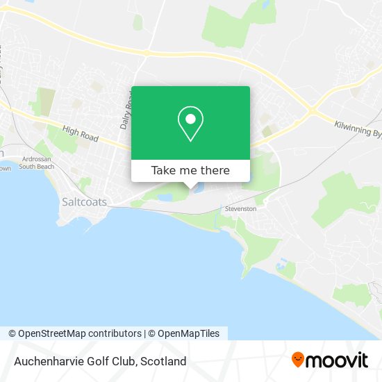 Auchenharvie Golf Club map