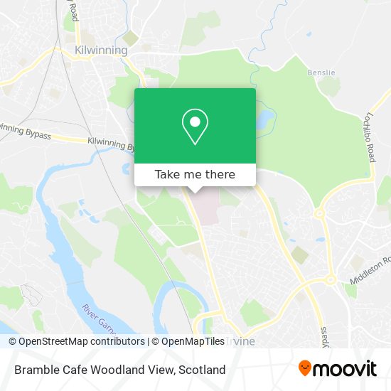 Bramble Cafe Woodland View map