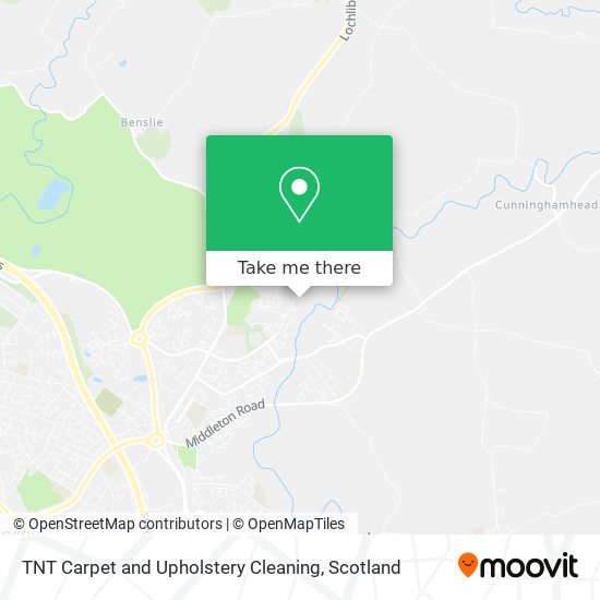 TNT Carpet and Upholstery Cleaning map