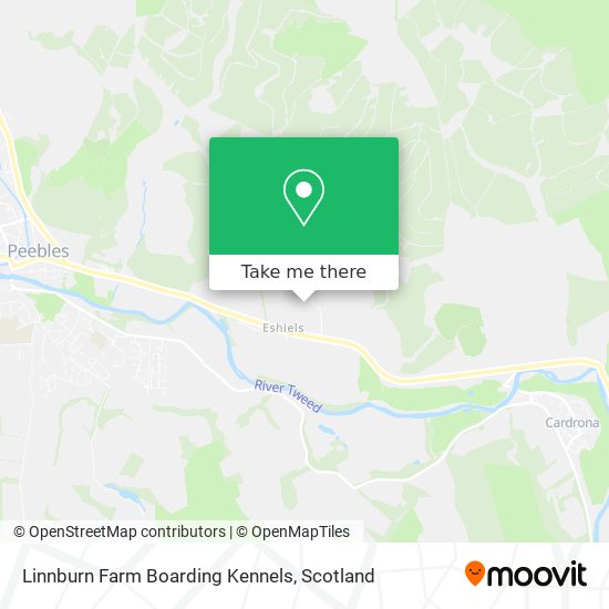 Linnburn Farm Boarding Kennels map