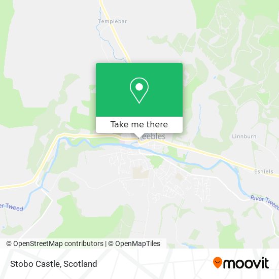 Stobo Castle map