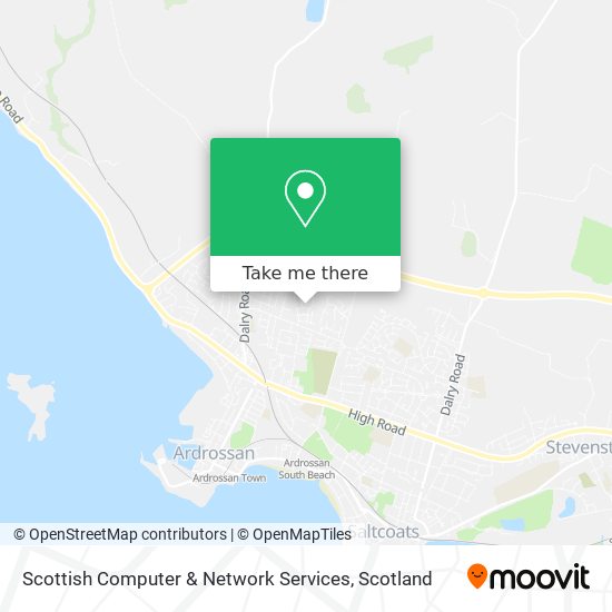 Scottish Computer & Network Services map