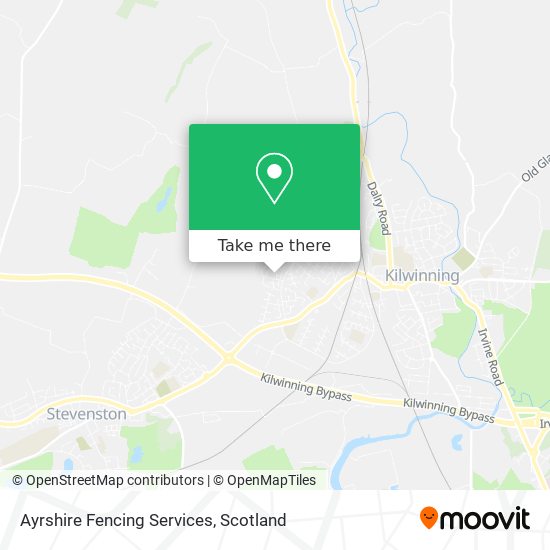 Ayrshire Fencing Services map
