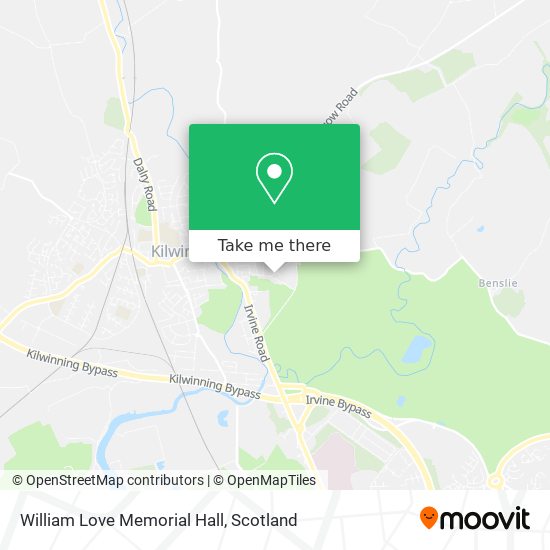 William Love Memorial Hall map