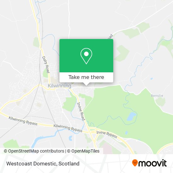 Westcoast Domestic map