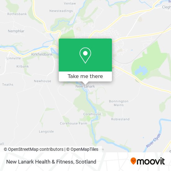 New Lanark Health & Fitness map