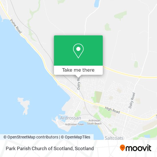 Park Parish Church of Scotland map