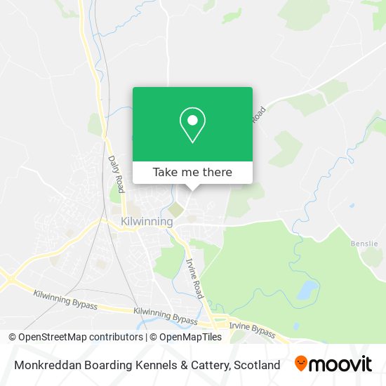 Monkreddan Boarding Kennels & Cattery map