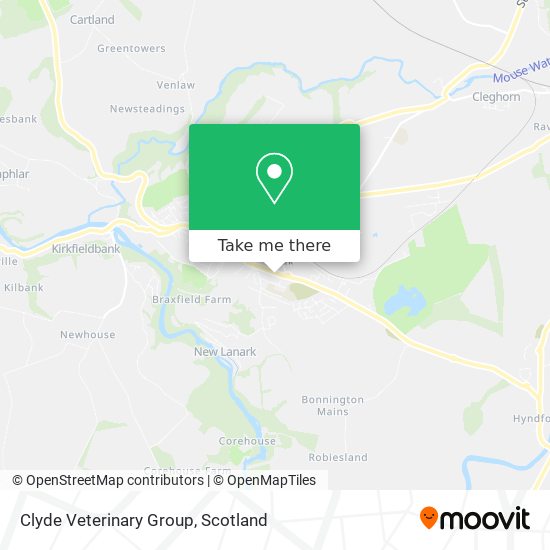 Clyde Veterinary Group map