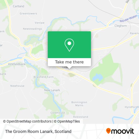The Groom Room Lanark map