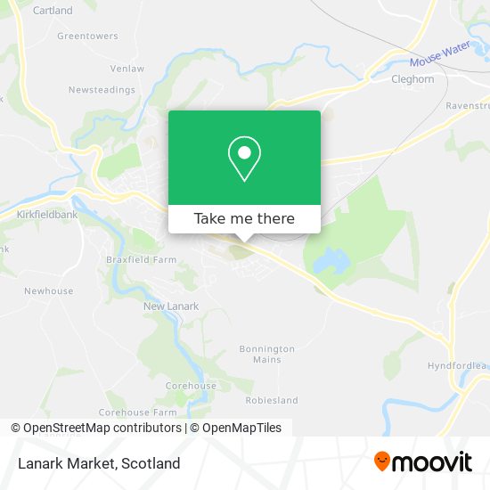 Lanark Market map