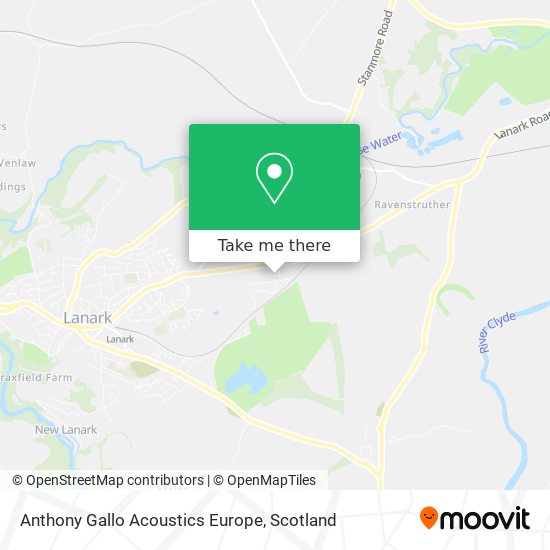 Anthony Gallo Acoustics Europe map