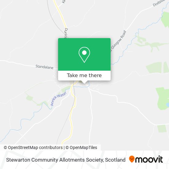 Stewarton Community Allotments Society map