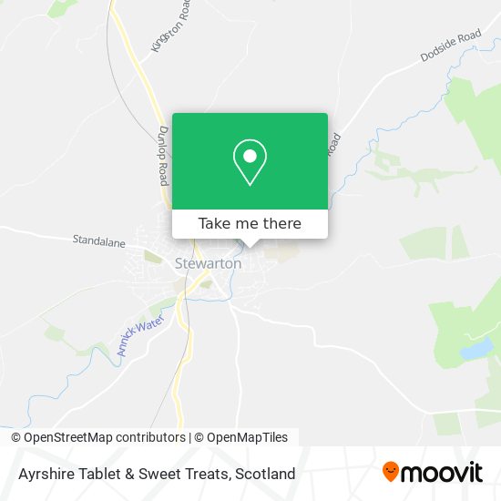 Ayrshire Tablet & Sweet Treats map