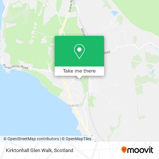 Kirktonhall Glen Walk map