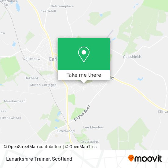 Lanarkshire Trainer map