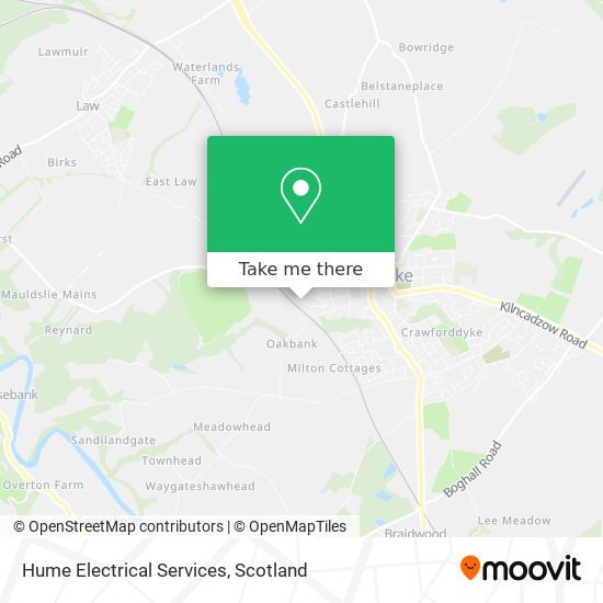 Hume Electrical Services map