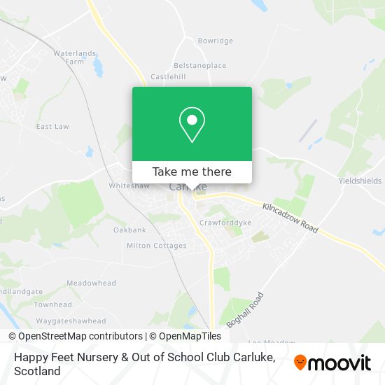 Happy Feet Nursery & Out of School Club Carluke map