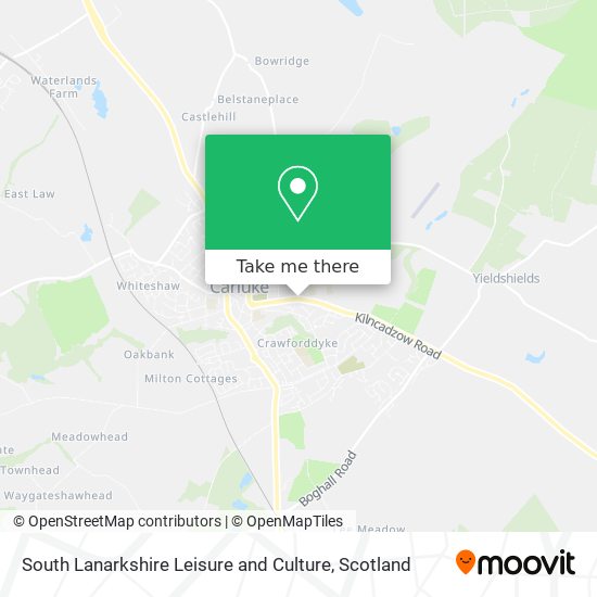 South Lanarkshire Leisure and Culture map