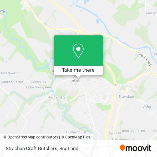 Strachan Craft Butchers map