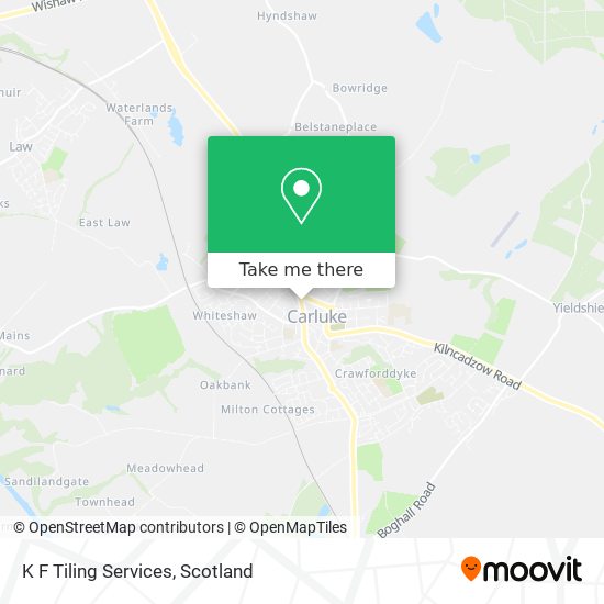 K F Tiling Services map