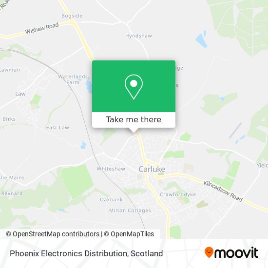 Phoenix Electronics Distribution map