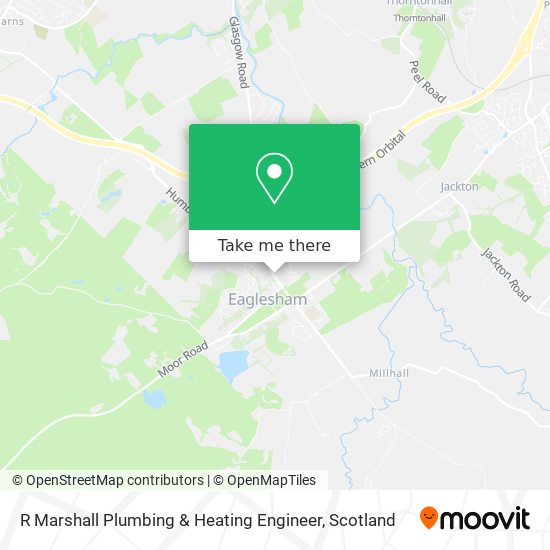 R Marshall Plumbing & Heating Engineer map