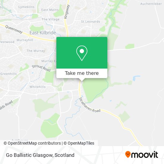 Go Ballistic Glasgow map