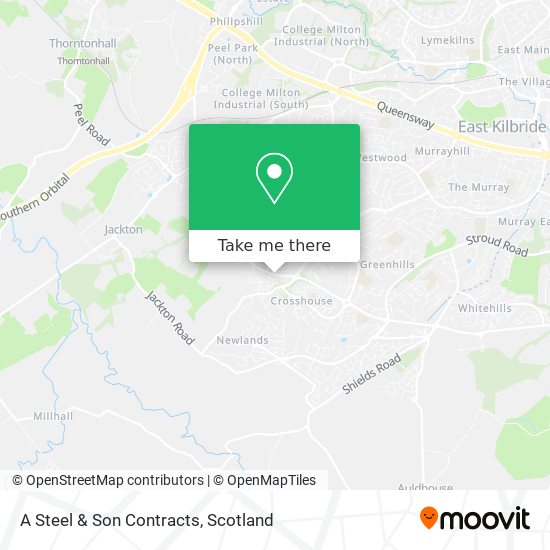 A Steel & Son Contracts map
