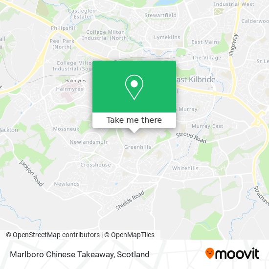 Marlboro Chinese Takeaway map