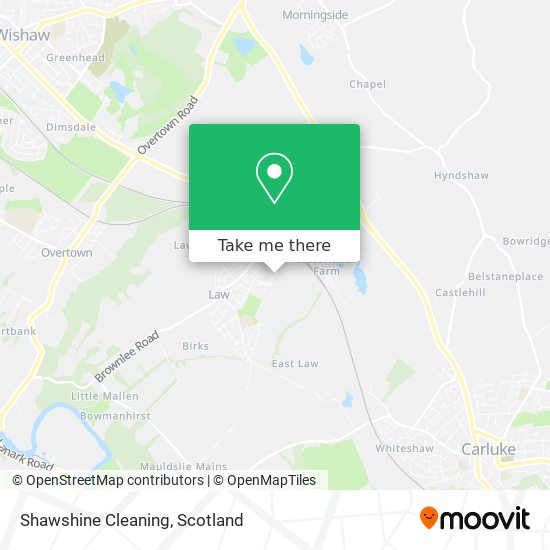 Shawshine Cleaning map