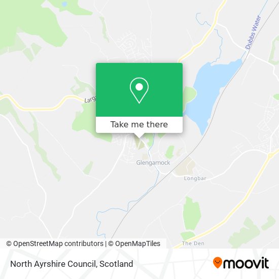 North Ayrshire Council map