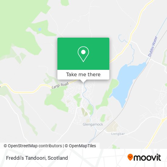 Freddi's Tandoori map