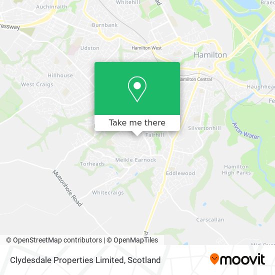 Clydesdale Properties Limited map