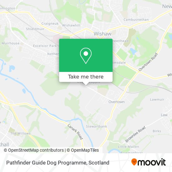 Pathfinder Guide Dog Programme map