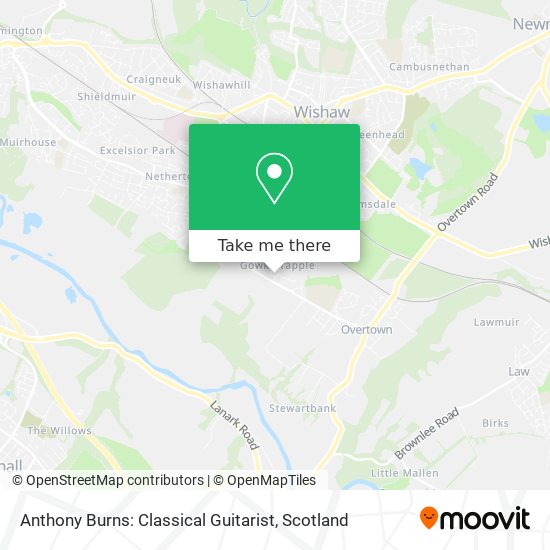 Anthony Burns: Classical Guitarist map