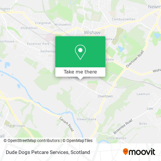 Dude Dogs Petcare Services map