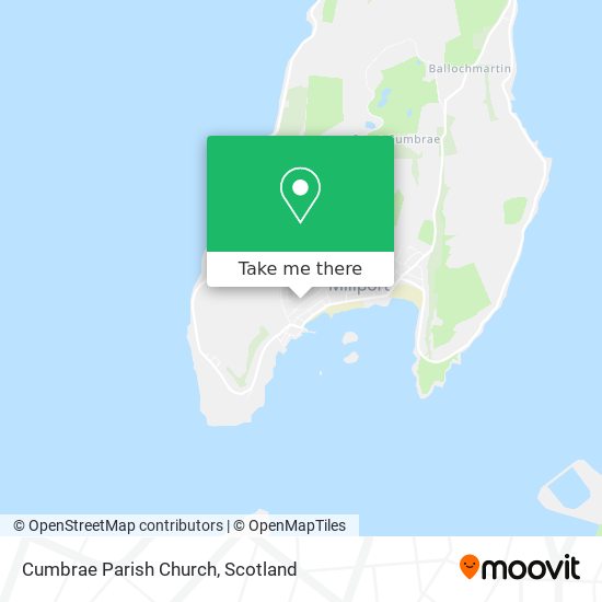 Cumbrae Parish Church map