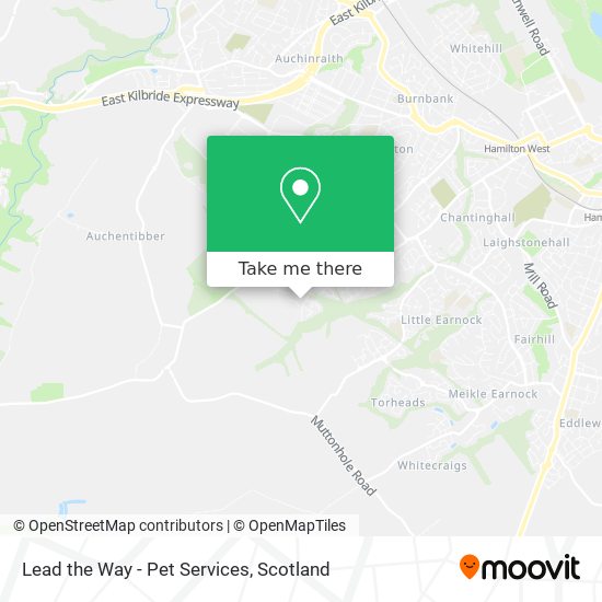 Lead the Way - Pet Services map