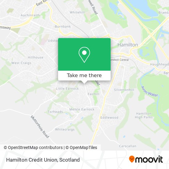 Hamilton Credit Union map