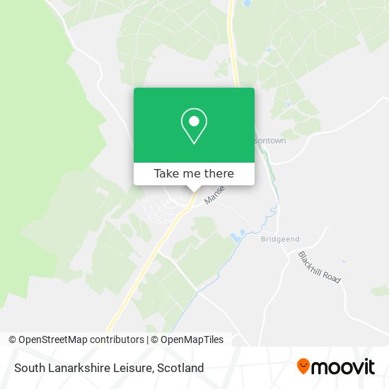 South Lanarkshire Leisure map